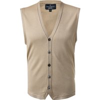 HACKETT Herren Strickweste beige unifarben von Hackett