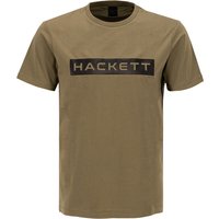 HACKETT Herren T-Shirt grün Baumwolle von Hackett