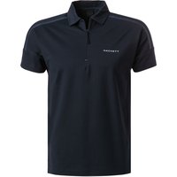 HACKETT Herren Zip-Polo blau Baumwoll-Piqué Slim Fit von Hackett