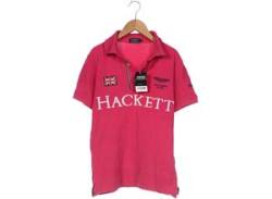 Hackett London Herren Poloshirt, pink, Gr. 48 von Hackett
