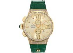 Chronograph HAEMMER GERMANY "GETTY, E-038" Armbanduhren grün Damen Quarzuhren Armbanduhr, Quarzuhr, Damenuhr von Haemmer Germany