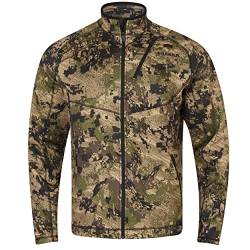 Härkila Crome 2.0 Fleecejacke Camouflage - Jagdjacke Fleece langarm - Camouflage Jacke für die Pirschjagd, Größe:L von Härkila