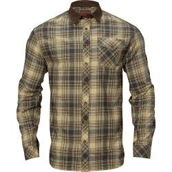 Härkila | Driven Hunt Flannel Hemd | Professionelle Jagd Kleidung & Jagd Zubehör für Herren & Damen | Skandinavische Qualität Made to Last | Olive Green Check, XL von Härkila