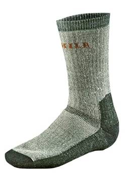 Härkila Expedition Jagdsocken grün kurz - Socken für Jäger - Jagdstrümpfe gefüttert für den Winter und Herbst - Jägersocken aus Merinowolle, Größe:XL von Härkila