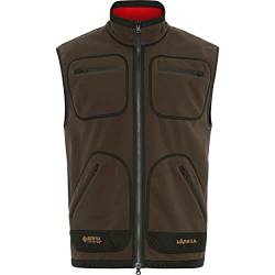 Härkila | Kamko fleece waistcoat | Professionelle Jagd Kleidung & Jagd Zubehör für Herren & Damen | Skandinavische Qualität Made to Last | Brown/Red, M von Härkila