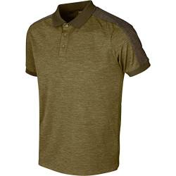 Härkila Tech Poloshirt - Leichtes und dehnbares Polo Shirt für Herren Jagd mit Polygiene® Behandlung - Antibakterielles Sport Shirt Grün für Jäger und Sport , Größe:XXL, Farbe:Grün von Härkila