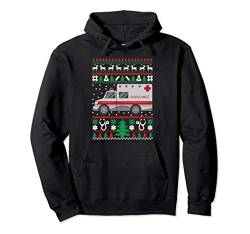 Paramedic Ugly Christmas Emergency Holiday EMT EMS Xmas Gift Pullover Hoodie von Hässliches Weihnachts-T-Shirt Kaboom!