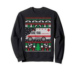 Paramedic Ugly Christmas Emergency Holiday EMT EMS Xmas Gift Sweatshirt von Hässliches Weihnachts-T-Shirt Kaboom!