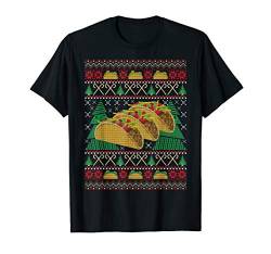 Taco Ugly Christmas Funny Holiday Tacos lover Xmas Gift T-Shirt von Hässliches Weihnachts-T-Shirt Kaboom!