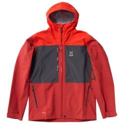 Haglöfs - Front Proof Jacket - Regenjacke Gr L rot von Haglöfs