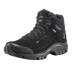 Haglöfs Wanderschuhe Frauen Ridge Mid GT wasserdicht, atmungsaktiv, dämpfend, Abriebfest, griffig True Black 7,5 41 1/3 von Haglöfs