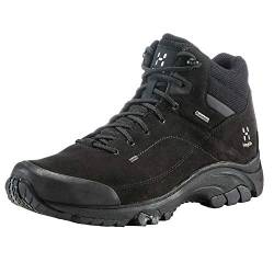 Haglöfs Wanderschuhe Herren Ridge Mid GT wasserdicht, atmungsaktiv, dämpfend, Abriebfest, griffig True Black 8 42 von Haglöfs