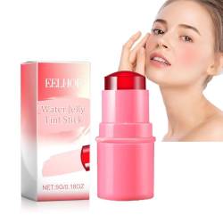 Milk Makeup Jelly Tint Blush,Milk Makeup Water Jelly Tint,Sheer Lip&Cheek Stain,Makeup Jelly Tint Blush,Long Lasting Jelly Texture Moisturising | High Shine Non-Stick Gloss Lip Makeup (red, 5g) von Hailmkont