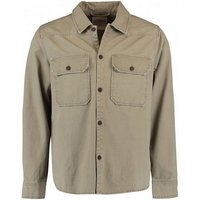 Hailys Men Langarmhemd Denim Hemd Shacket Basic Langarm Freizeit Shirt 4311 in Olive von Hailys Men