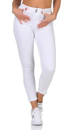 Hailys Damen Skinny Jeans Hose Push Jeanshose mit hohem Bund QI-1902065-1 White XXL von Hailys