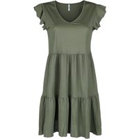 Hailys Kleid knielang - Leonie - XS bis XL - für Damen - Größe M - khaki von Hailys