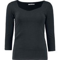 Hailys Langarmshirt - Noa - XS bis XXL - für Damen - Größe M - schwarz von Hailys