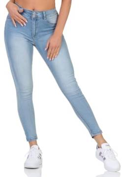 Hailys Push Frauen Jeans blau XXL 70% Baumwolle, 28% Polyester, 2% Elasthan Basics, Streetwear von Hailys