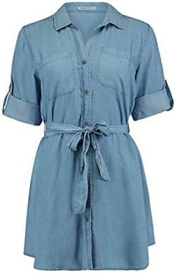 Hailys Tenny Frauen Kurzes Kleid blau S 100% Lyocell Streetwear von Hailys