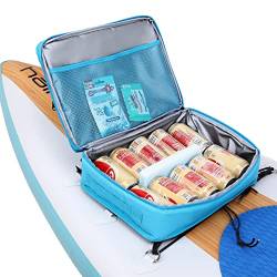 Haimont Paddle Board Zubehör Kühler SUP Deck Kühltasche für Stand Up Paddleboard Wasserdicht (Hellblau, 10 Dosen) von Haimont