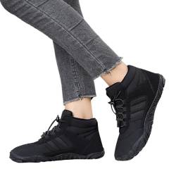 Haiorziyou Barfußschuhe Winter, Barfußschuhe Damen Herren Wasserdicht Schnell Trocknend Outdoor Barfuss Schuhe Herbst Winter Warm Wasserdicht Breite Füße Anti-Rutsch Barfussschuhe Barefoot Shoes von Haiorziyou