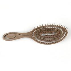 Belüftete Haarbürste, Kamm, antistatisch, entspannend, Kopfhautmassage, nasses, trockenes Styling-Werkzeug, belüftete Haarbürste für Männer von Haipink