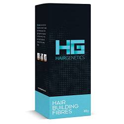 Hair Genetics® Advanced Keratin Haarfasern Large 22g Spender natürlich dick und strukturiert Professionelle Faserqualität Haarausfall-Concealer-Fasern Für Männer und Frauen (dunkelbraun) von Hair Genetics