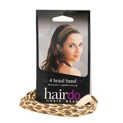 Hairdo 4 Braid Band Aschblond/Hellbraun - elastische Haarbänder von HairDo