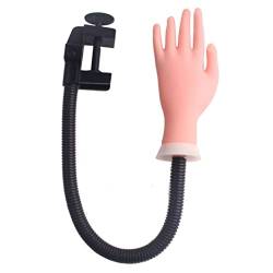 Gefälschte Handpraxis Handmodell gefälschte Handtraining bewegliche flexible für Acrylnägel Maniküre -Werkzeug von Hajimia