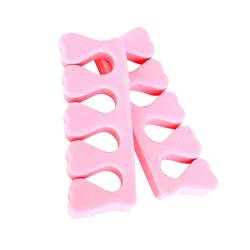 Weiche Schaumschwamm Zehen -Separatoren Fingerabscheider Trenner Nagelkunst Maniküre Pediküre Werkzeuge rosa 1 Paar Finger Baumwolle von Hajimia