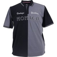 Hajo Poloshirt Trendiges Hajo Polo "Monaco" in XXL Größen,schwarz von Hajo