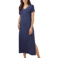 Hajo Sommerkleid Beach (1-tlg) Damen Strandkleid Freizeitkleid Länge 122 cm V-Ausschnitt Schmucksteinchen von Hajo