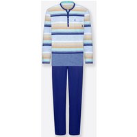 Witt Weiden Herren Schlafanzug blau-gestreift von Hajo