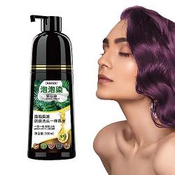 Haarfärbe-Shampoo für Frauen,Langanhaltendes Farbshampoo | Bubble Hair Color für einfaches Haarfärben in wenigen Minuten für lang anhaltende Ergebnisse. Haarfärbe-Shampoo Halatua von Halatua