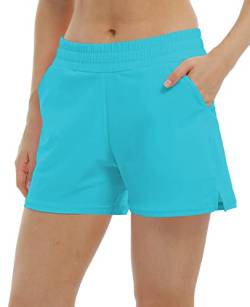 Halcurt Damen Badehose Sport Atmungsaktive schweißabsorbierende Stoff Shorts M von Halcurt