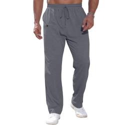 Halfword Jogginghosen Herren Lässige Trainingshose Sweatpants Kordelzug Sporthose Cargo Hose mit Tasche M-4XL von Halfword