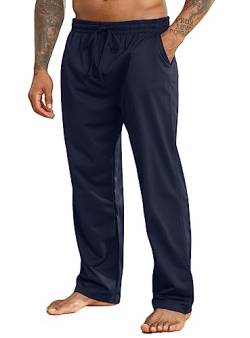 Halfword Jogginghosen Herren Trainingshose Lang Sweathose Atmungsaktiv Sporthose Yoga Navy L von Halfword