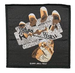 Halle 15 Clothes Judas Priest Aufnäher - British Steel - Judas Priest Patch - Gewebt & Lizenziert !! von Halle 15 Clothes