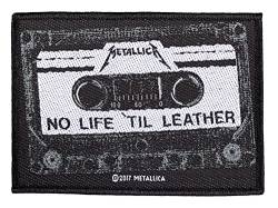 Halle 15 Clothes Metallica No Life Til Leather Aufnäher Metallica Patch Gewebt & Lizenziert !! von Halle 15 Clothes