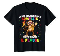 Kinder Dab Affe Grundschule Abschluss 5. Klasse Schulanfang Game T-Shirt von Hallo Schule 2023 Lustiger Kinder Schulkind 2023