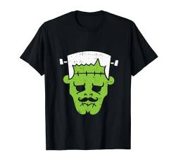 Frankenstein Lazy Halloween Kostüm Horror Movie Monster T-Shirt von Halloween Costume Shirts Scary Creepy Spooky Gifts