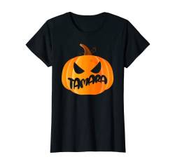 Tamara Namen Kürbis Personalisiertes Halloween T-Shirt von Halloween Kleidung Accessoire Geschenke für Frauen