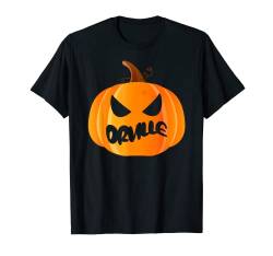 Orville Namen Kürbis Personalisiertes Halloween T-Shirt von Halloween Kleidung Accessoire Geschenke für Männer