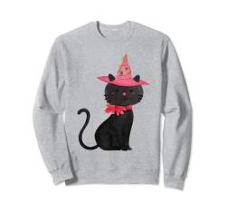 Halloween Katze Gruselige Frauen Männer Kostüm Gespenst Fun Sweatshirt von Halloween Kostüm Damen Herren Kinder Verkleidung