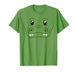 Krokodil Gesicht Halloween Kostüm Niedliches Krokodil T-Shirt von Halloween Kostüme Für Erwachsene Und Kinder
