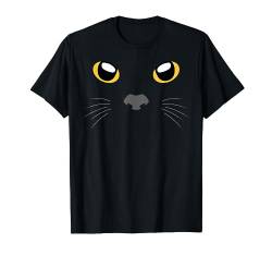 Schwarze Katze Halloween Kostüm Lustiges Katzenkostüm T-Shirt von Halloween Kostüme Für Erwachsene Und Kinder