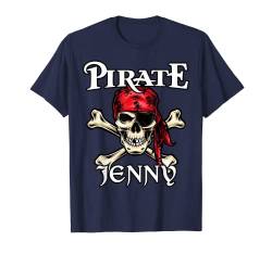 Pirat JENNY T-Shirt Pirat Halloween Kostüm T-Shirt von Halloween Shirts By VKOKAY