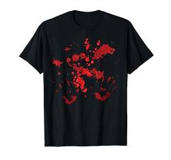 Bloody Hands Gruselige Wunde Halloween Kostüm Herren Damen Kinder T-Shirt von Halloween Shirts For Women Men Kids Boys Girls