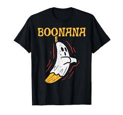 Boonana Süßes Geist Banane Halloween Kostüm Herren Damen Kinder T-Shirt von Halloween Shirts For Women Men Kids Boys Girls