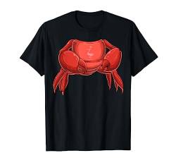 Easy Crab Kostüm Krabbe Body Headless Crab Kostüm T-Shirt von HalloweenCentre Co.